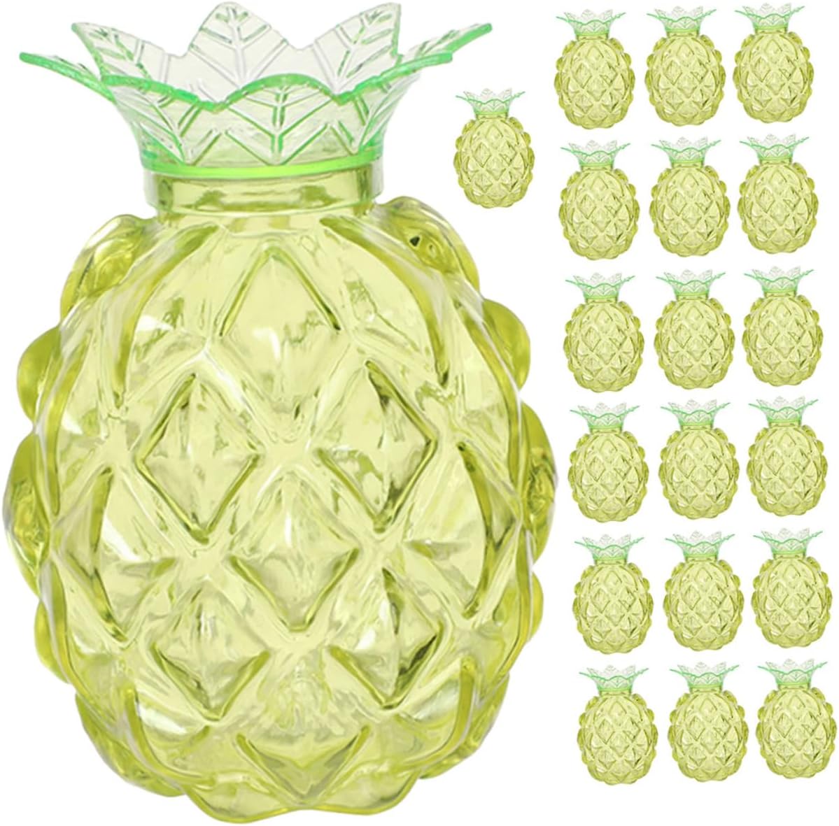 Pineapple Shaped Candy Boxes 20pcs Hawaii Party Favors Container
