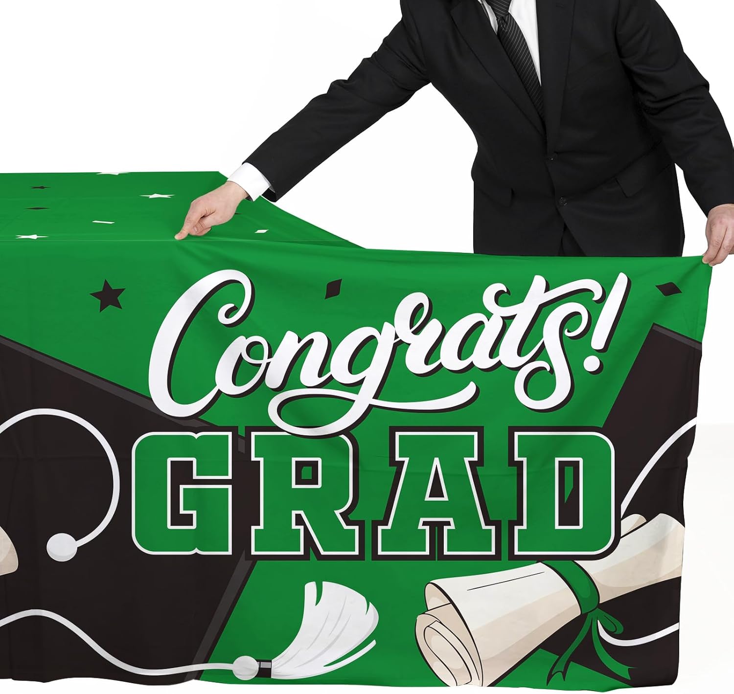 Gatherfun 2025 Graduation Decor 2 Pcs Table Covers