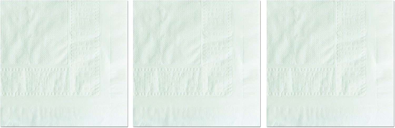 Hoffmaster 210130 Cellutex Tablecover Tissue Poly Lined 54x108 White Case of 25