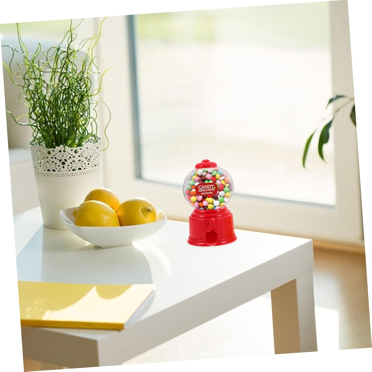 3PCS Mini Candy Dispenser for Boys Girls Adults Desk Gumball Machine Toy