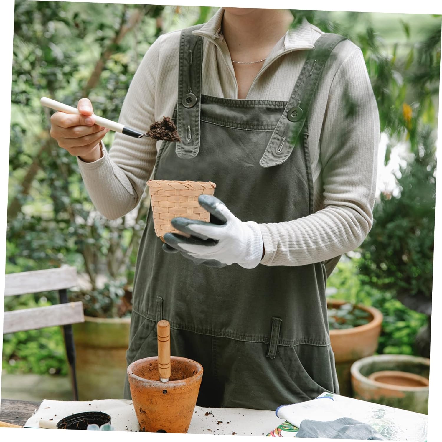 10 Pcs Woven Storage Basket for Fruits and Decor