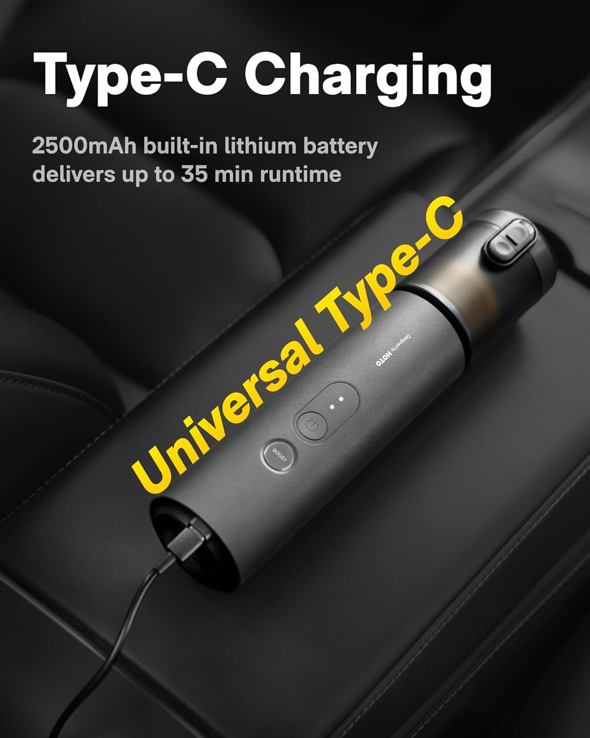 HOTO Cordless Handheld Vacuum 4-in-1 Car Home Cleaner