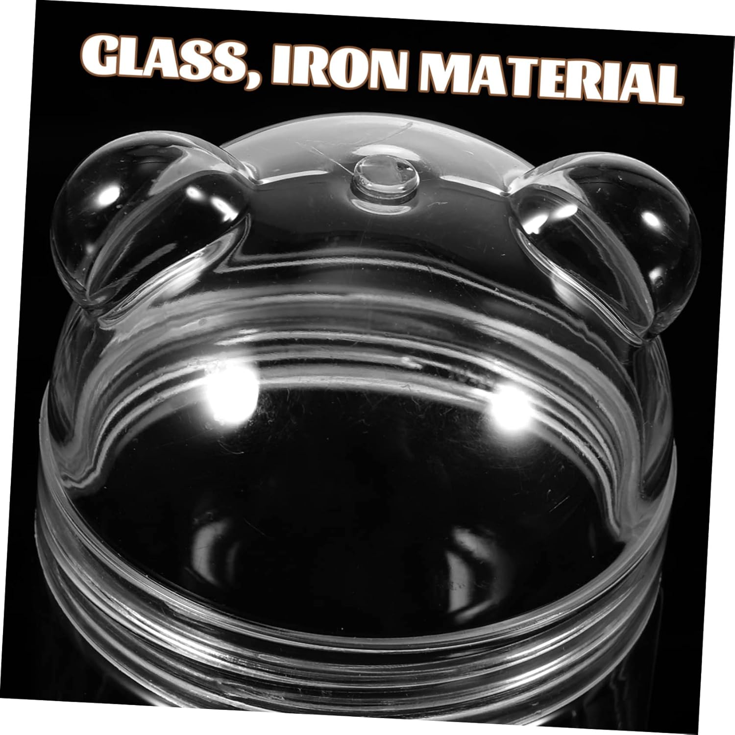 ABOOFAN 6pc Bear Shaped Candy Storage Jars for Dried Fruits Honey and Snacks