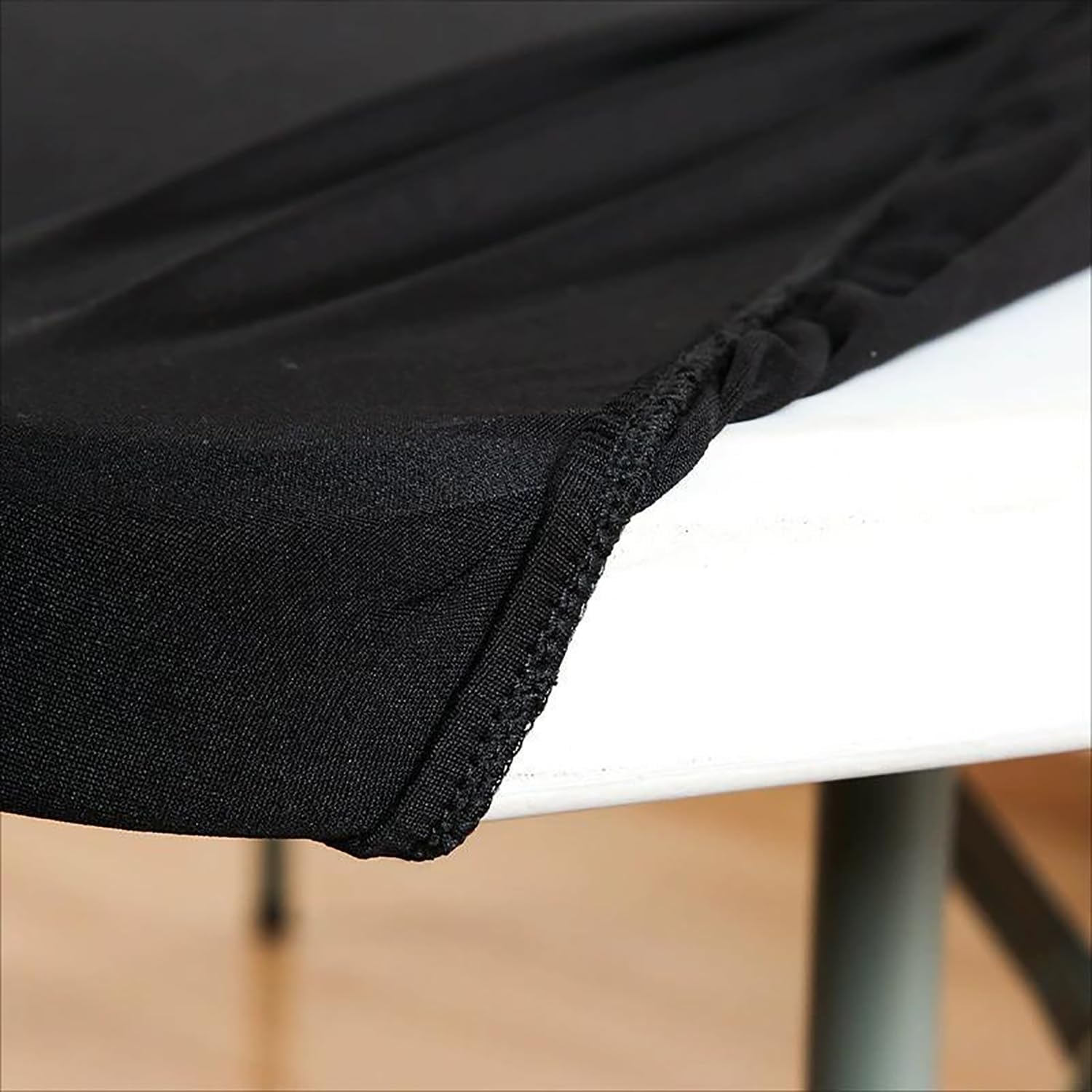 Stretch Rectangle Tablecover Gray Fits 8ft Tables