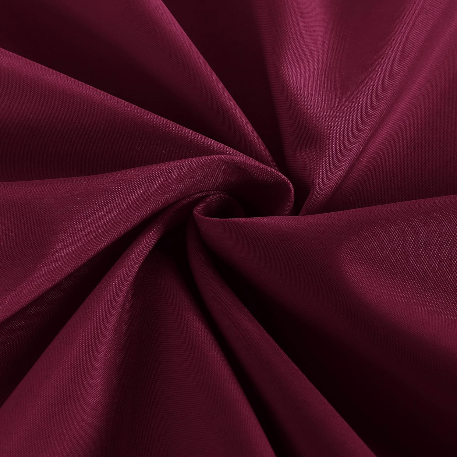 Obstal 2 Pack Fitted Table Covers for 6 Foot Tables - Burgundy