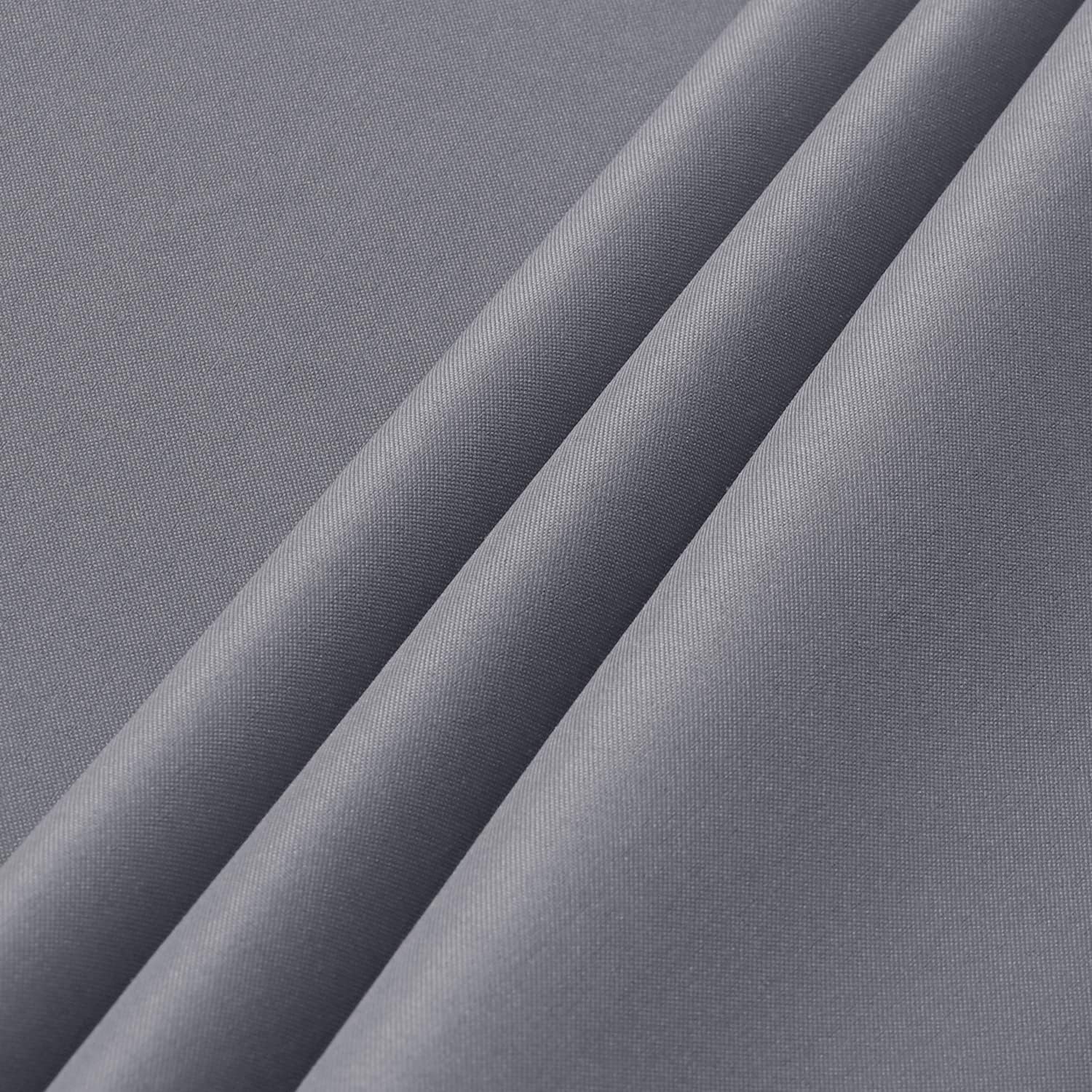 Sancua 2 Pack Light Grey Tablecloths 60x84 Inch