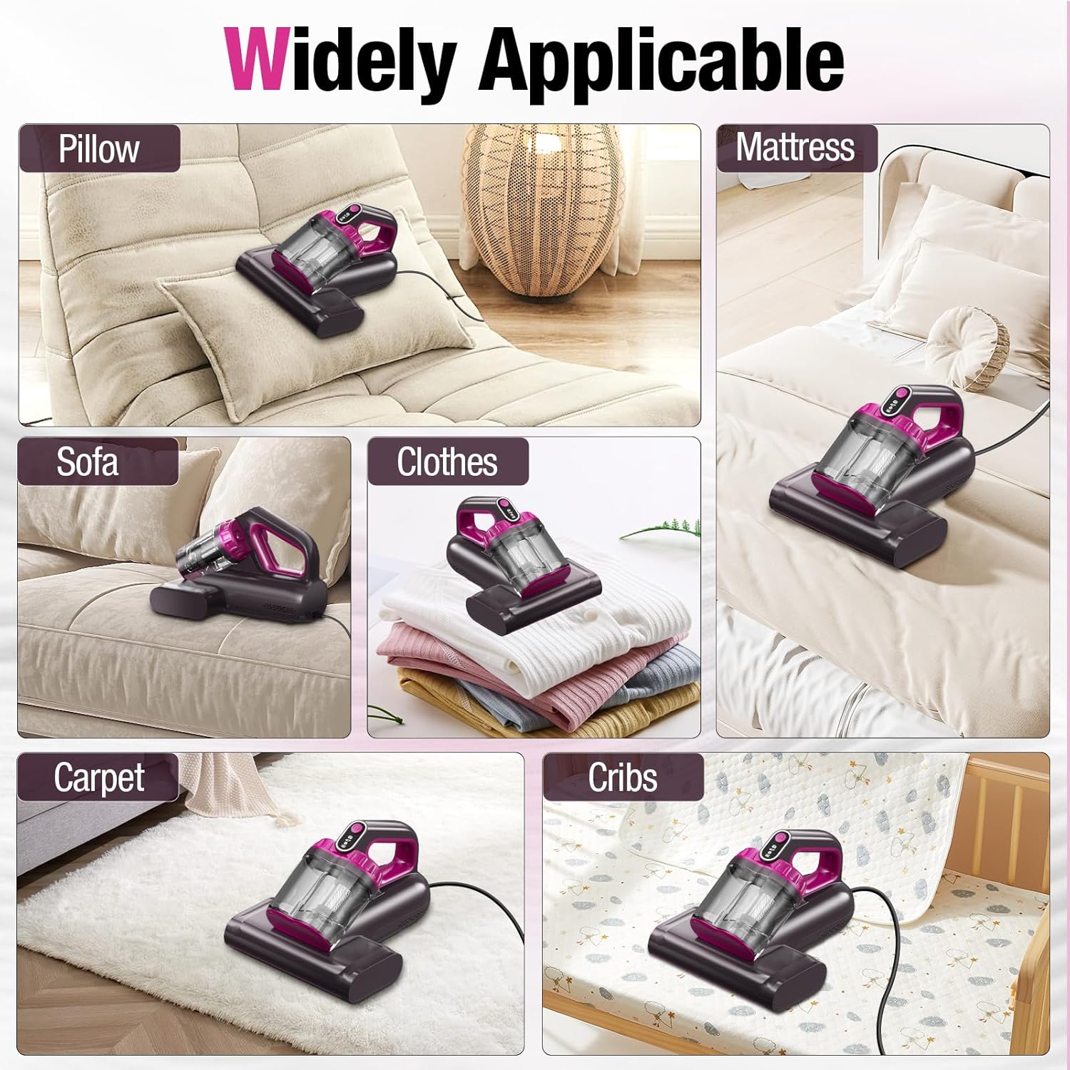 BYHUME Mattress Vacuum Cleaner with UV-C Light