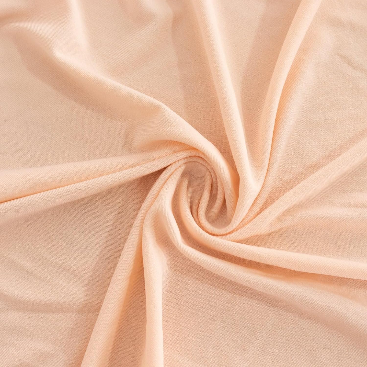 Balsa Circle 36 Inch Blush Stretchable Spandex Table Cover