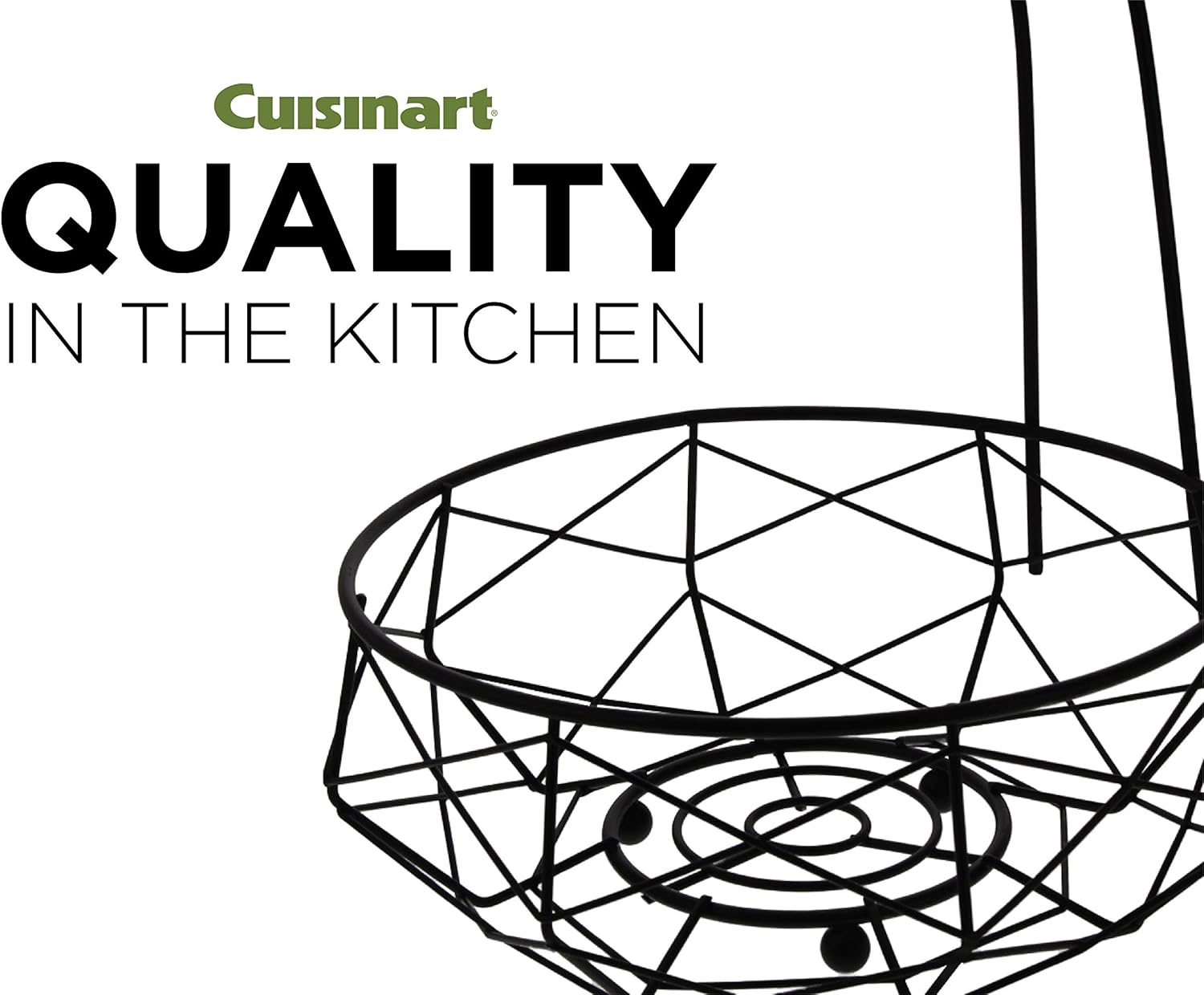 Cuisinart Fruit Basket with Banana Hanger Matte Black