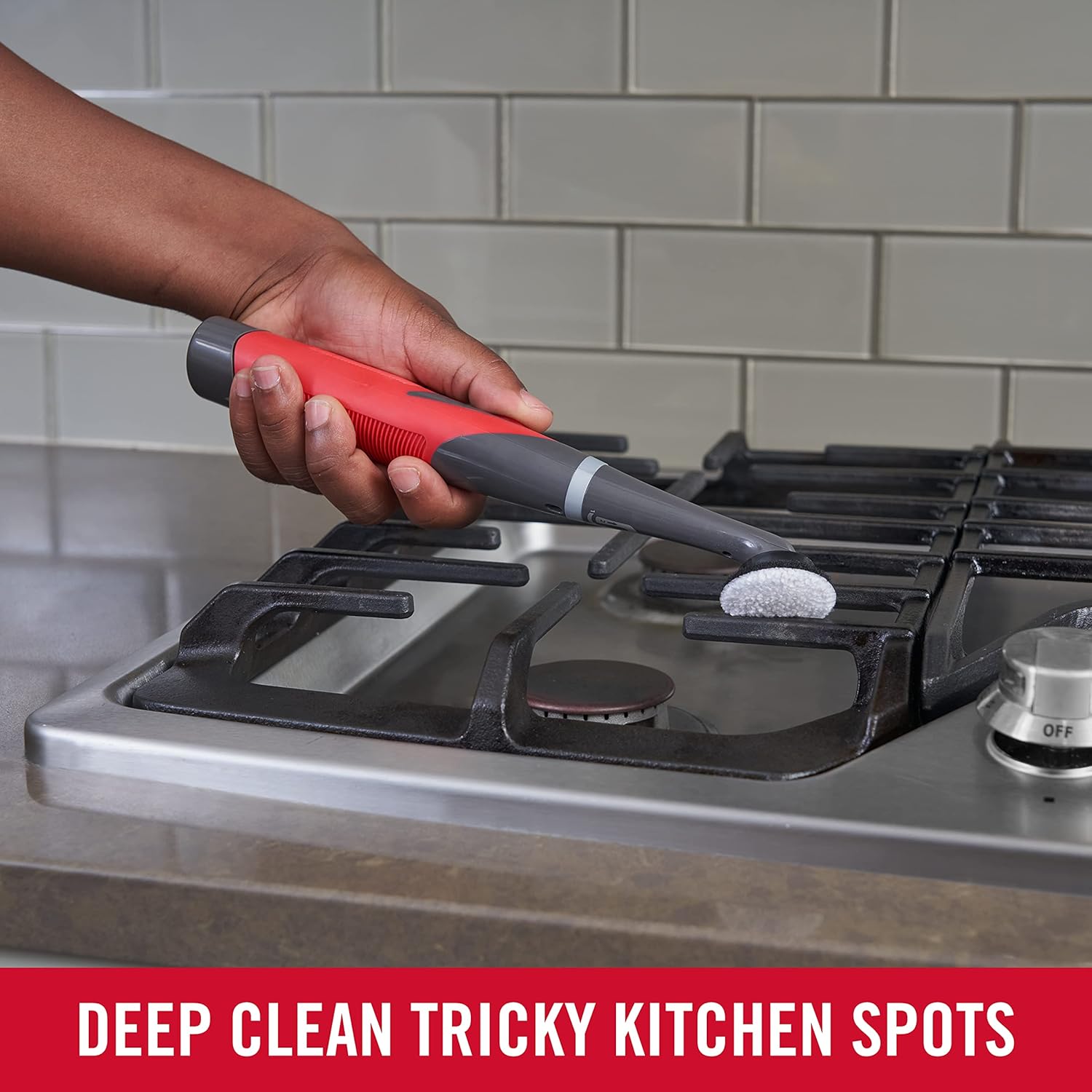 Rubbermaid Reveal Power Scrubber 18-Piece Kit