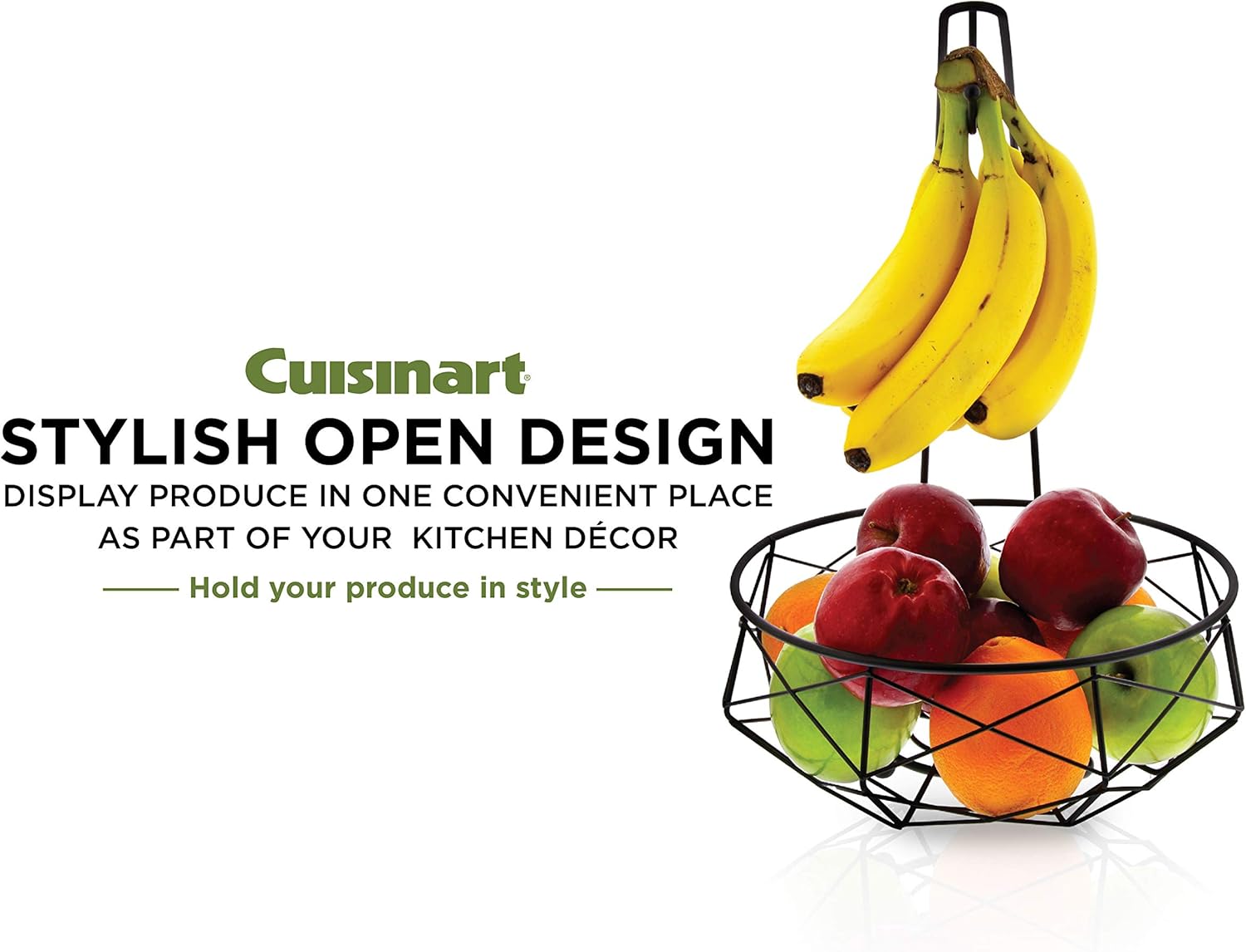 Cuisinart Fruit Basket with Banana Hanger Matte Black