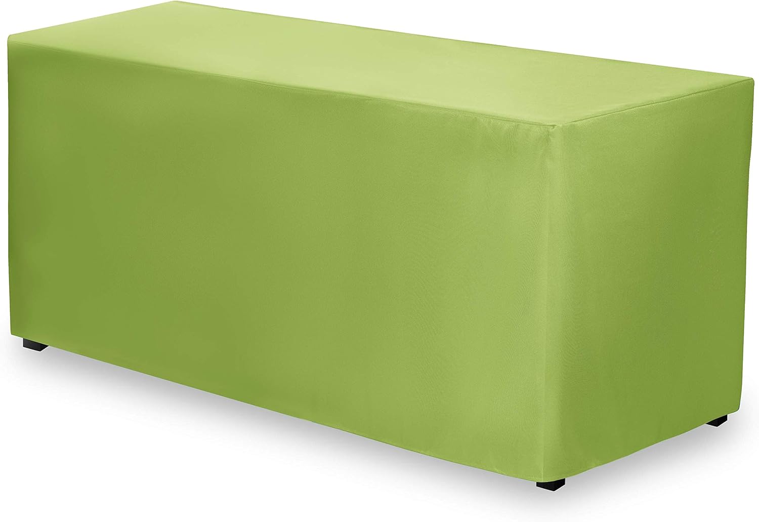 Gee Di Moda Fitted Tablecloth - 48 x 30 Inch Apple Green for 4 Foot Rectangle Table