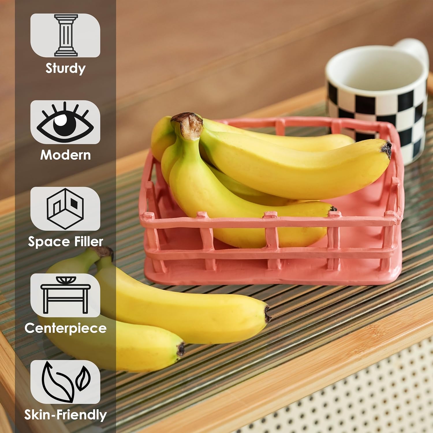 Joon Abstract Fruit Basket for Kitchen Decor