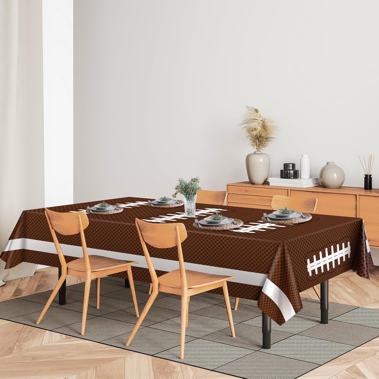 Esjay Football Tablecloths 3 Pack 54x72