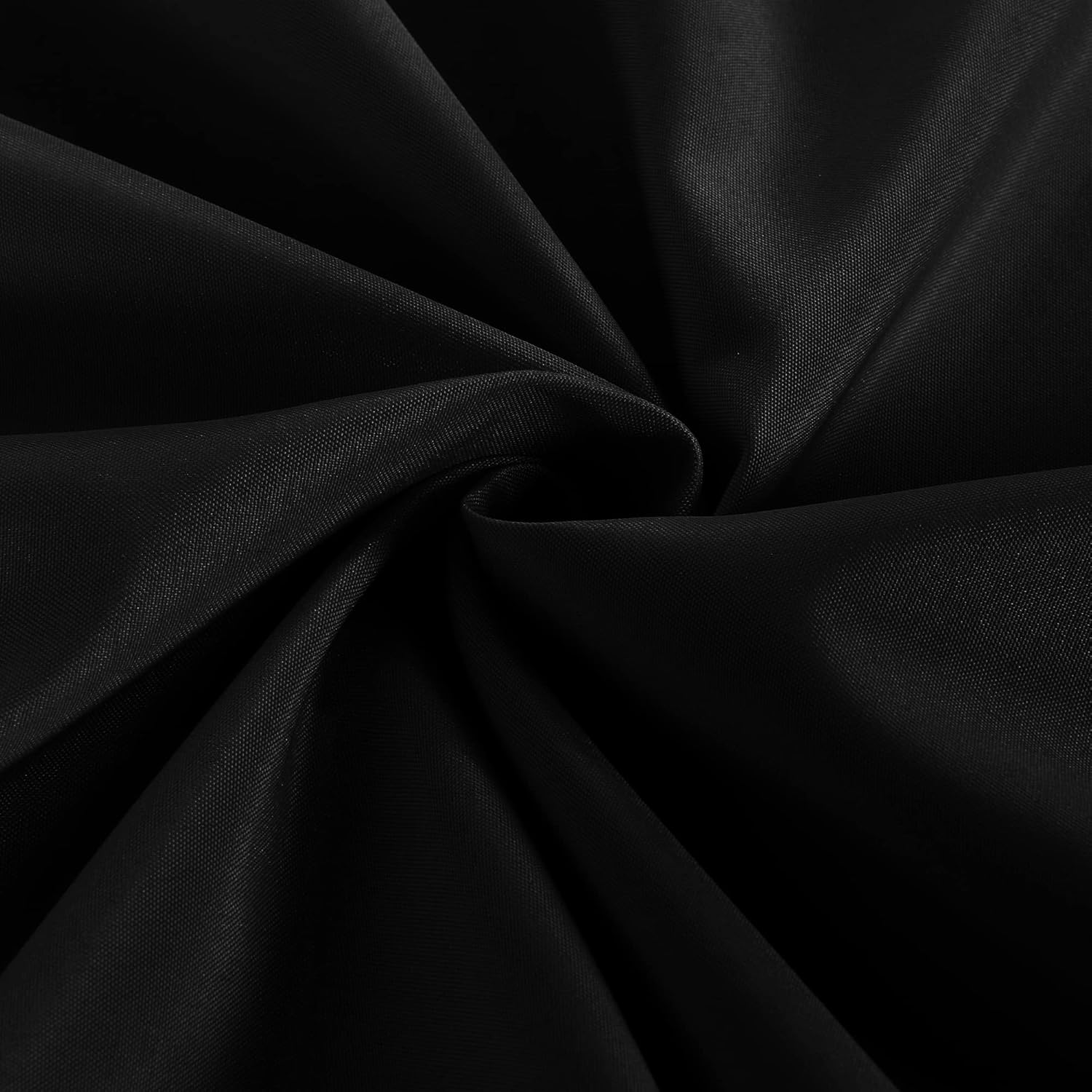 Obstal 2 Pack Black Tablecloths for 4 Foot Rectangular Tables