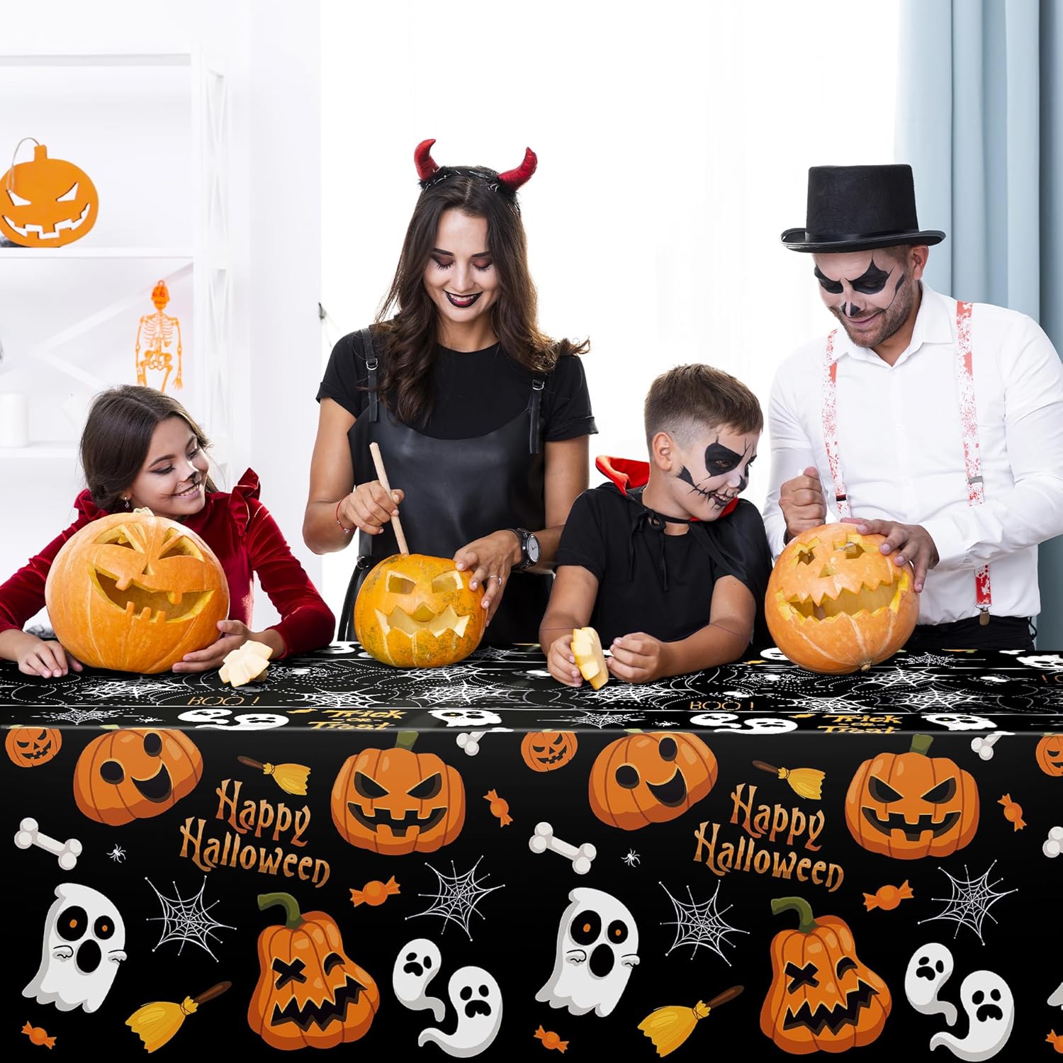 OHOME Halloween Tablecloth Set 2 Pack