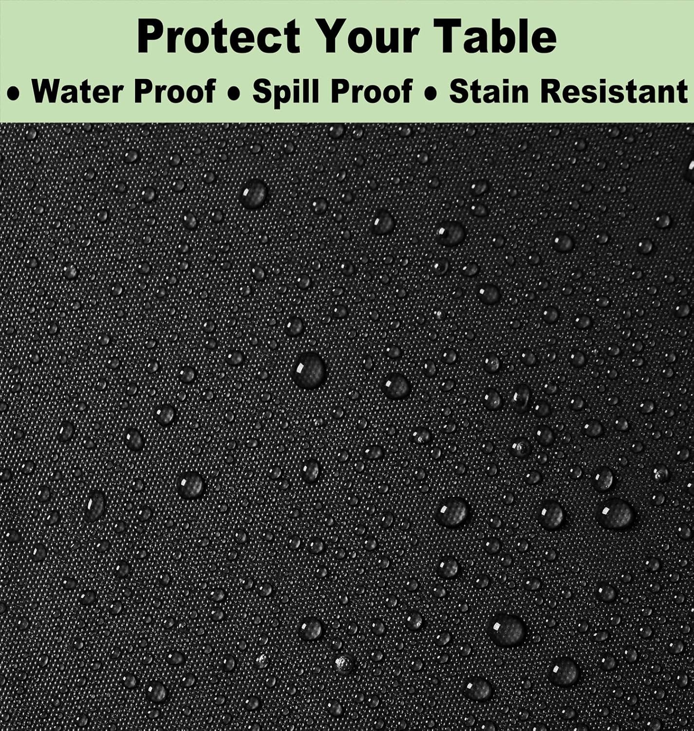 Plastic Black Tablecloths 3 Pack 54x108 Inch for Party Use