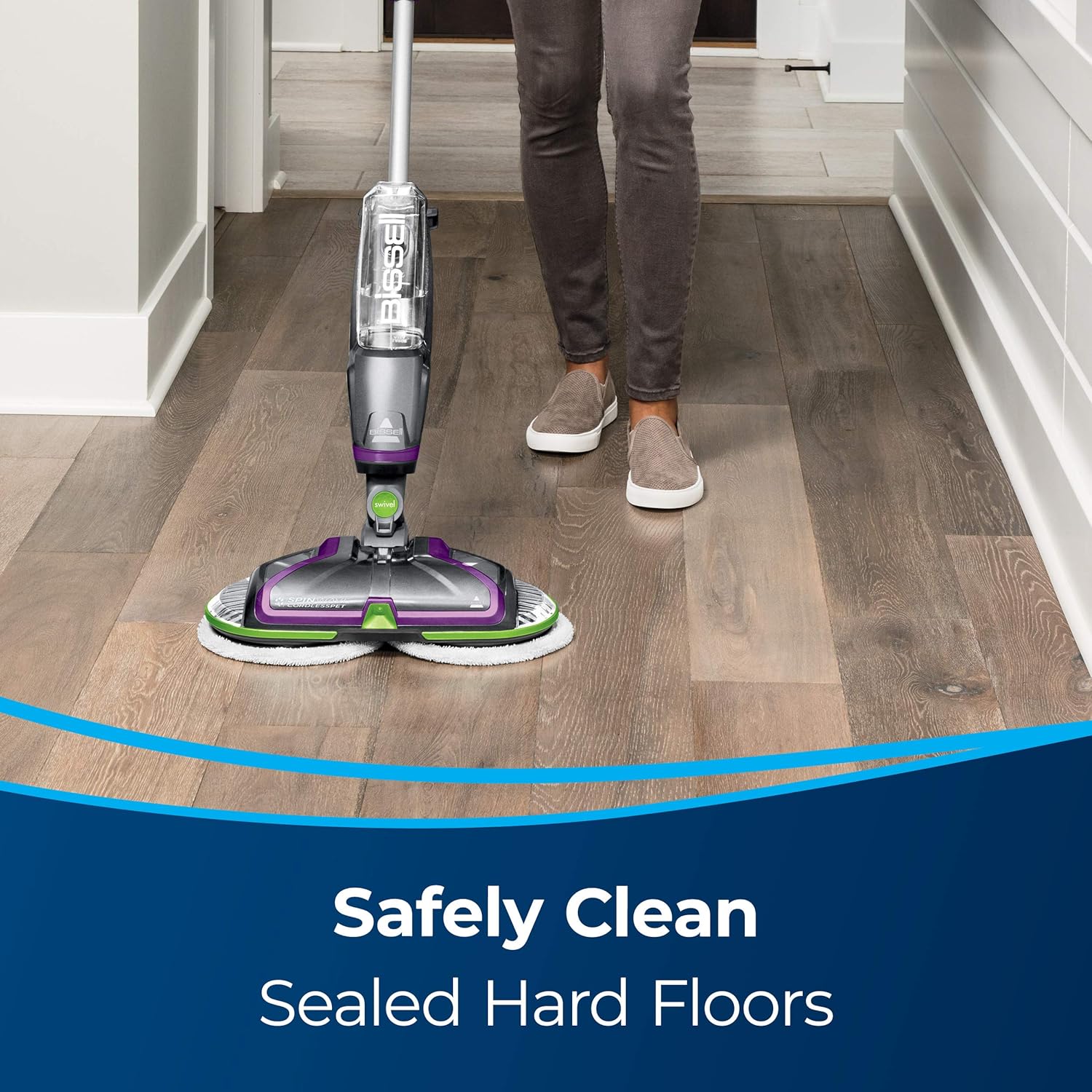 Bissell Spinwave Cordless Pet Hard Floor Mop 18V