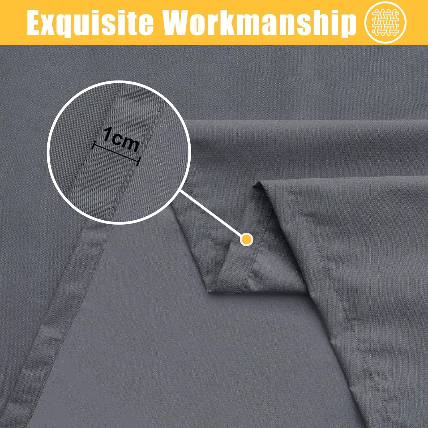 Spotjoy Rectangle Tablecloth Waterproof 30x72 for 6 Foot Folding Tables