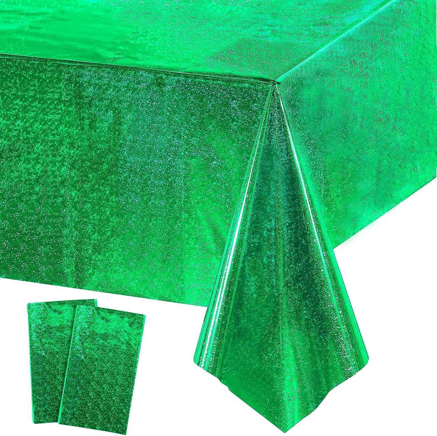GREATRIL Green Table Cover 54 x 108 - 2 Packs