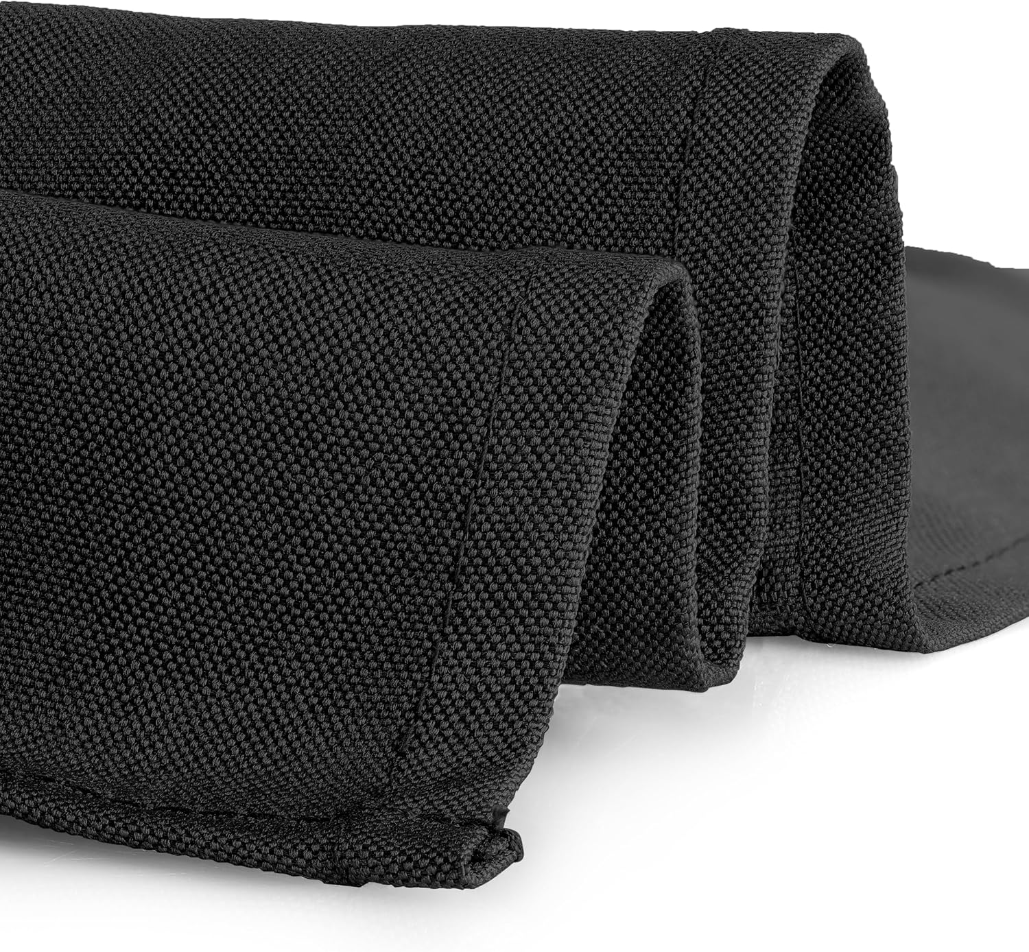 Gee Di Moda Fitted Tablecloth - 72x30 Inch Black for 6 Ft Table